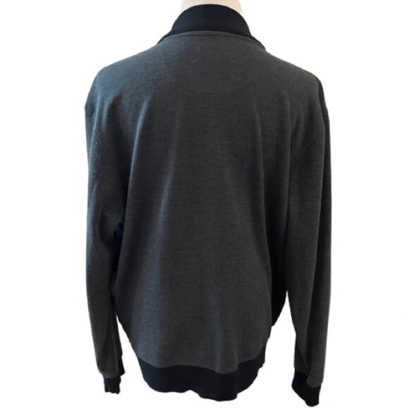 GUC Charleston Threads Blue and Grey Camo Lightweight Bomber Jacket. Size L - Picture 5 of 7